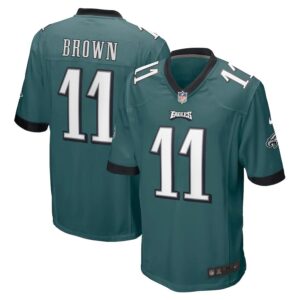 A.J. Brown Philadelphia Eagles Nike Player Game Jersey – Midnight Green