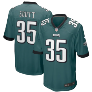 Boston Scott Philadelphia Eagles Nike Game Jersey – Midnight Green