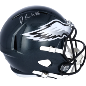 DeVonta Smith Philadelphia Eagles Fanatics Authentic Autographed Riddell Speed Logo Replica Helmet