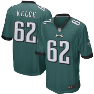 Jason Kelce Philadelphia Eagles Nike Game Jersey – Midnight Green