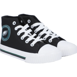 Philadelphia Eagles FOCO Youth High Top Canvas Shoe