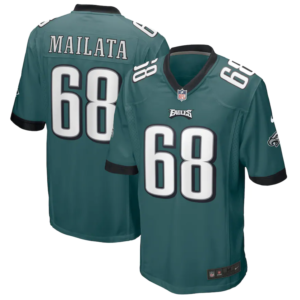 Jordan Mailata Philadelphia Eagles Nike Game Jersey – Midnight Green