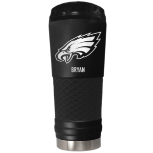 Philadelphia Eagles 24oz. Personalized Stealth Draft Tumbler – Black M