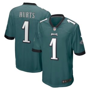 Jalen Hurts Philadelphia Eagles Nike Player Jersey – Midnight Green