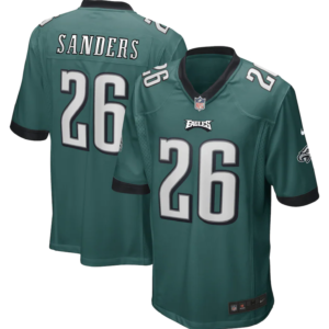 Miles Sanders Philadelphia Eagles Nike Game Player Jersey – Midnight Green